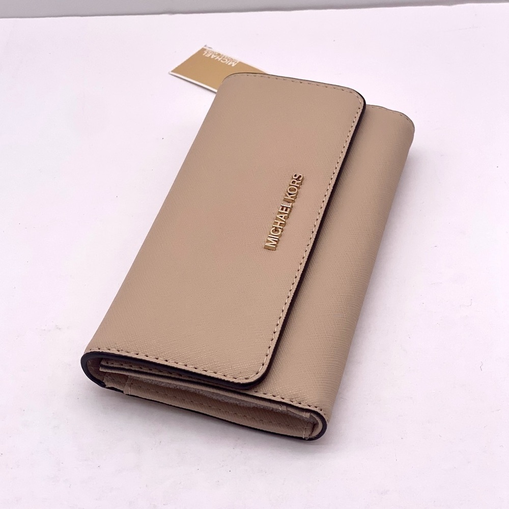 Michael Kors Trifold Wallet Buff - Picture 2 of 13